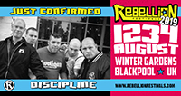 Discipline - Rebellion Festival, Blackpool 2.8.19